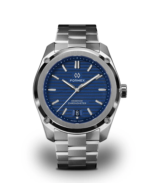 Montre Formex : Essence 39 Automatique COSC Bleu
