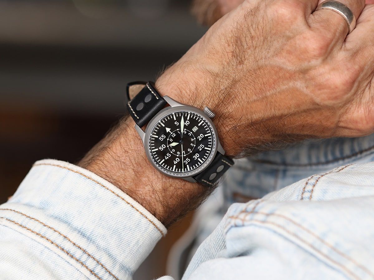 MONTRE LACO : FLIEGER KARLSRUHE PRO AUTOMATIQUE NOIR
