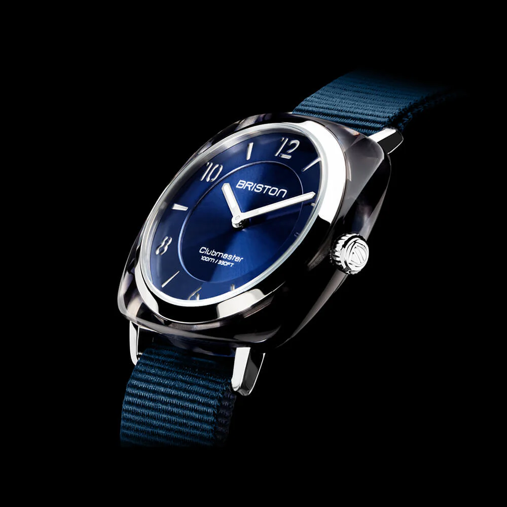 MONTRE BRISTON : CLUBMASTER CHIC BLEU NUIT 21536.SA.UB.33.NMB
