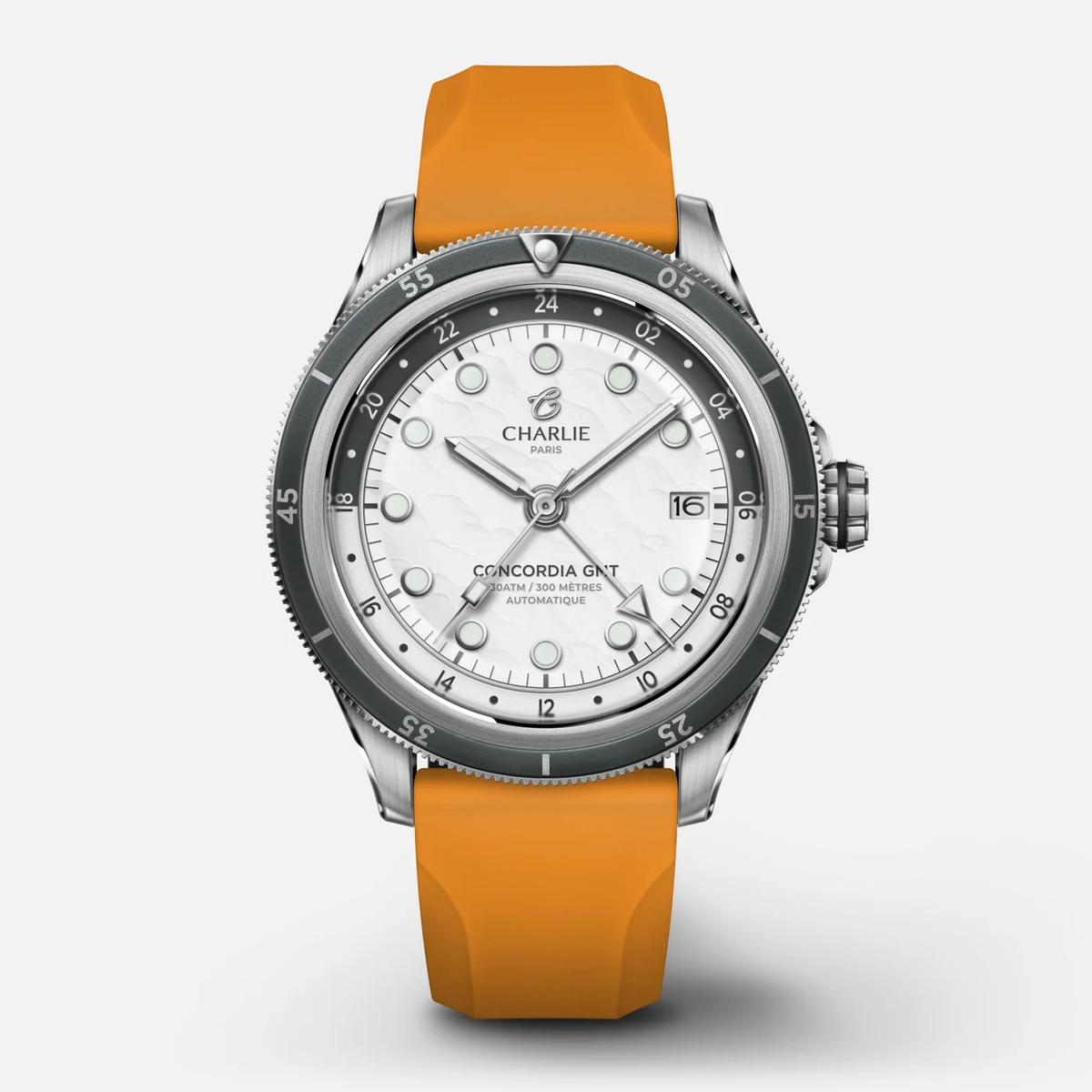 Montre Charlie Paris : Concordia GMT Automatique Toundra