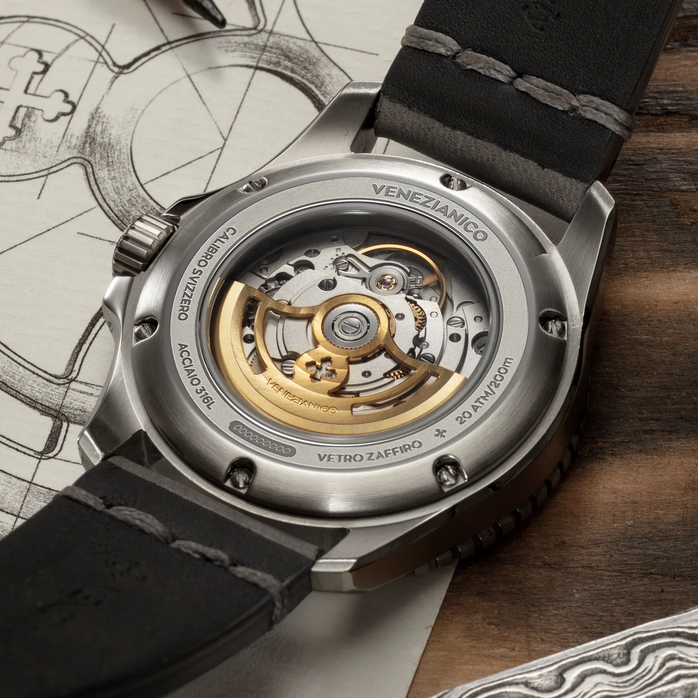 VENEZIANICO : NEREIDE DAMASCO 42 MM