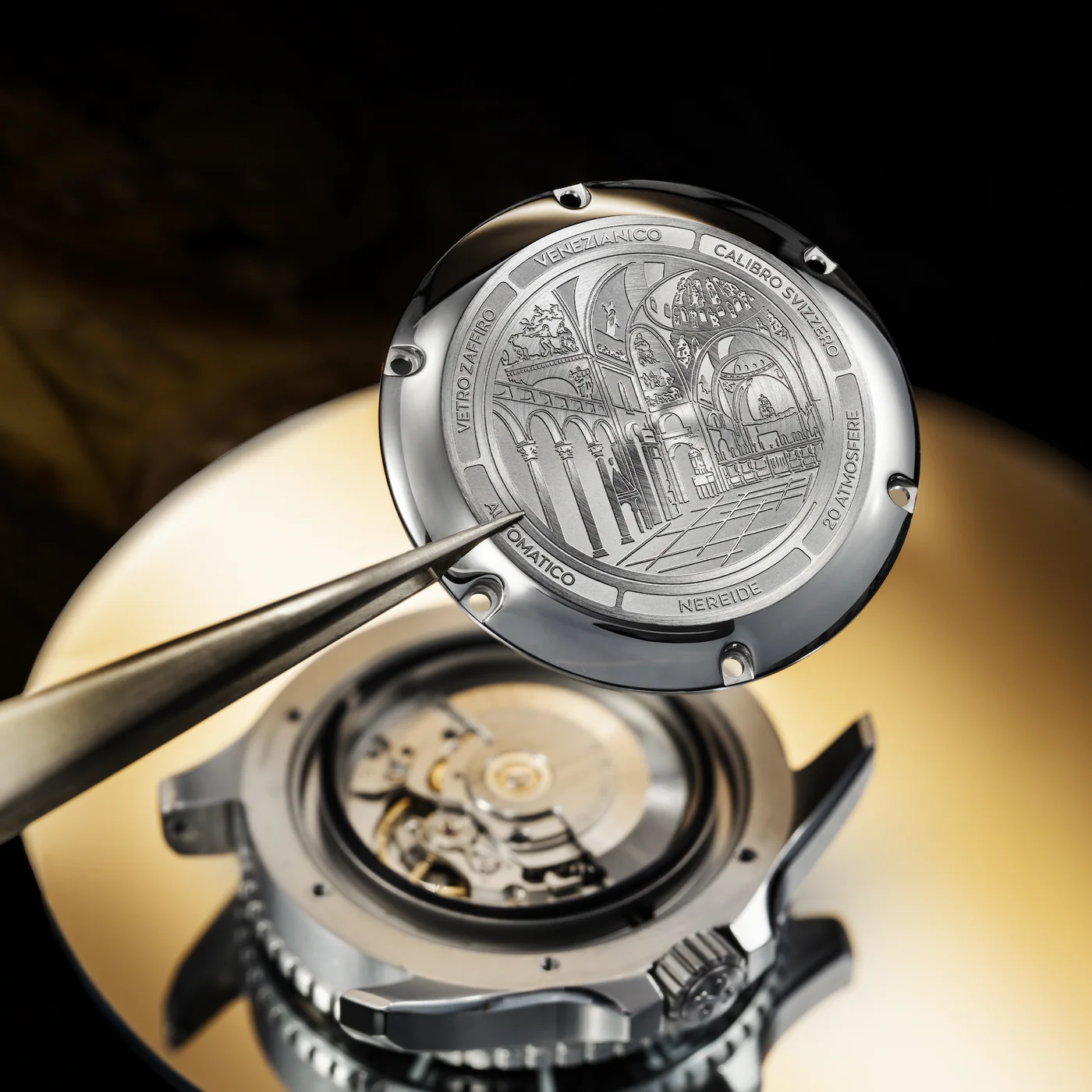 VENEZIANICO : NEREIDE AUREO 42 MM
