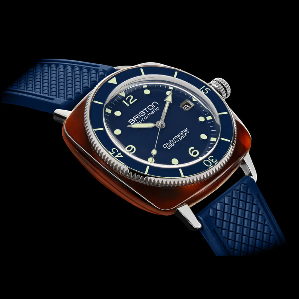 RELOJ BRISTON: CLUBMASTER LEGEND DIVER AZUL 241740.SA.T.15.FNB