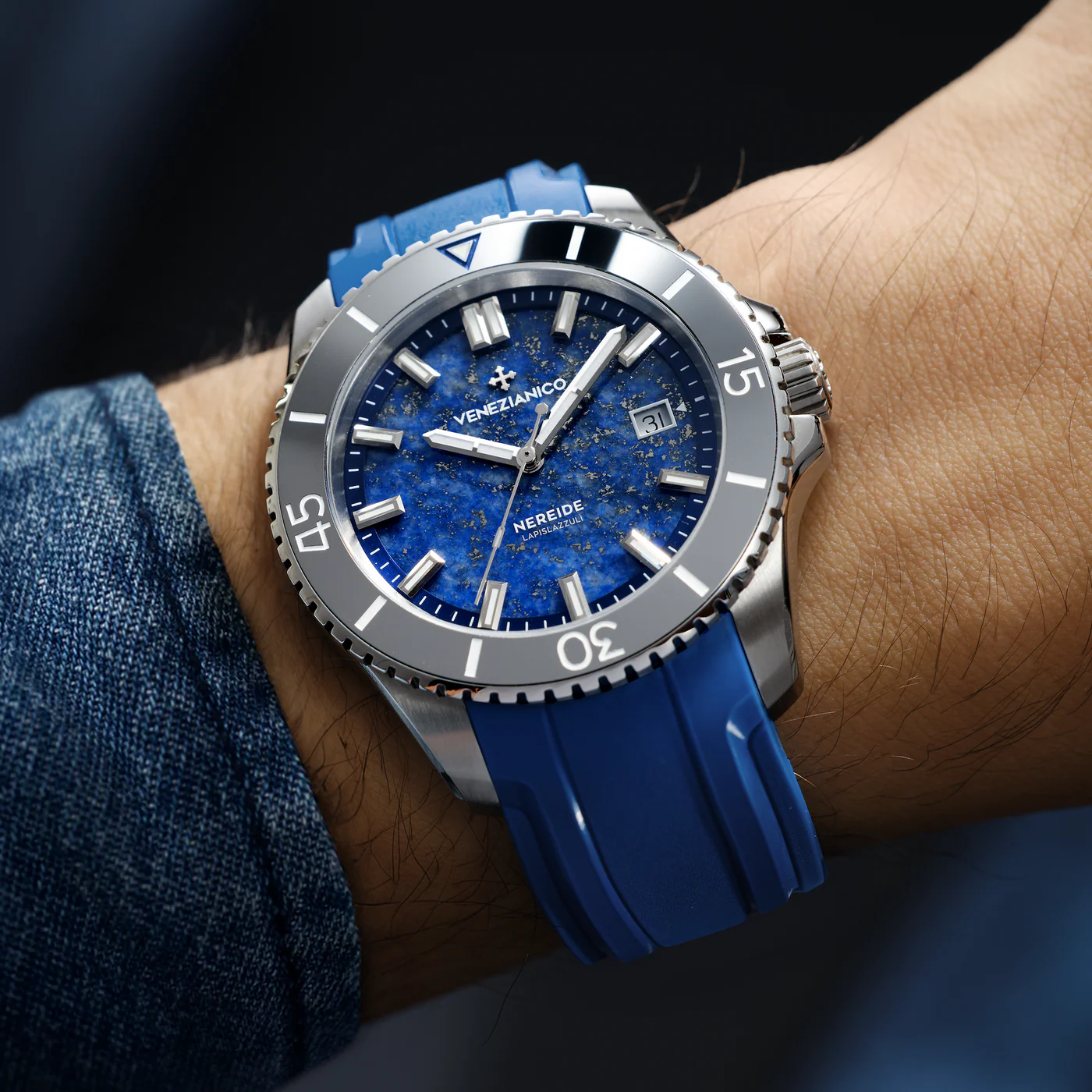 VENEZIANICO : NEREIDE LAPIS LAZZULI 42 MM
