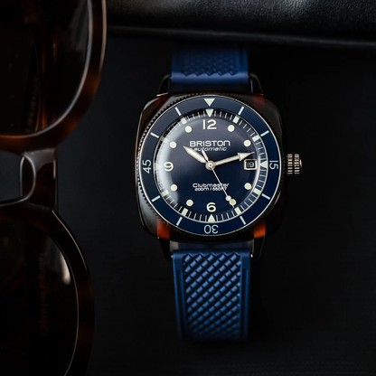 RELOJ BRISTON: CLUBMASTER LEGEND DIVER AZUL 241740.SA.T.15.FNB