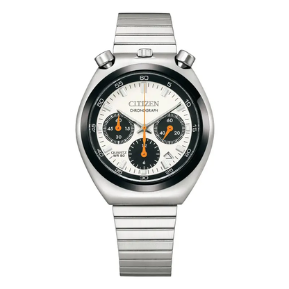 MONTRE CITIZEN : TSUNO CHRONOGRAPH BULLHEAD BLANC AN3660-81A