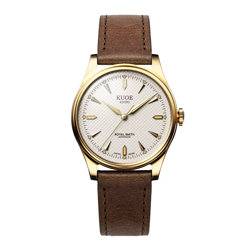 Kuoe Kyoto Watch: Royal Smith 90-006 Gold Case Ivory Dial