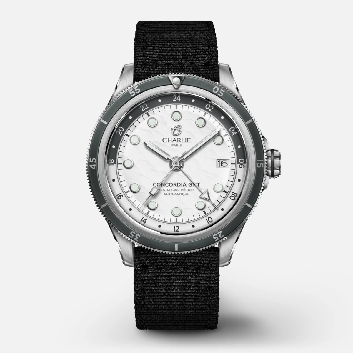 Montre Charlie Paris : Concordia GMT Automatique Toundra