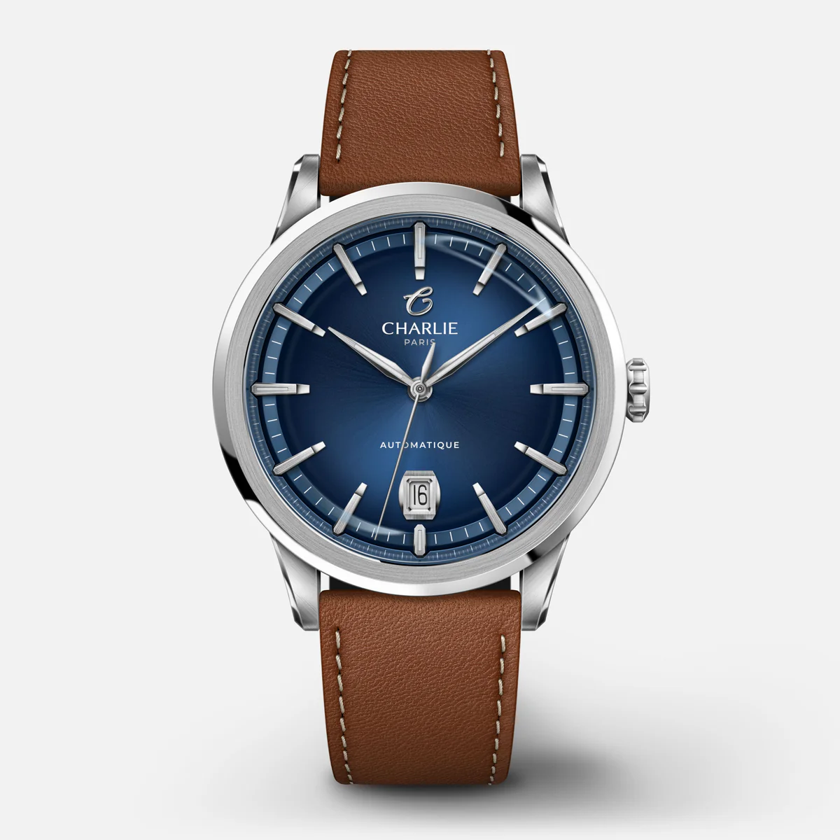 MONTRE CHARLIE PARIS : ALLIANCE AUTOMATIQUE BLEU