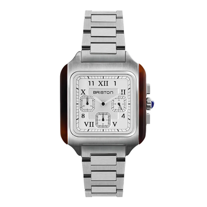 MONTRE BRISTON : STREAMLINER KENNEDY CHRONO BLANC 251838.SA.T.2