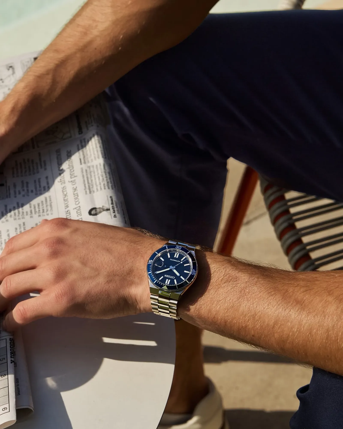 MONTRE CITIZEN : TSUYOSA SHORE BLEU NJ0230-59L