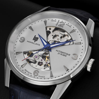 MONTRE LIP : HIMALAYA AUTOMATIQUE BLANC 40MM SABLIER 671713