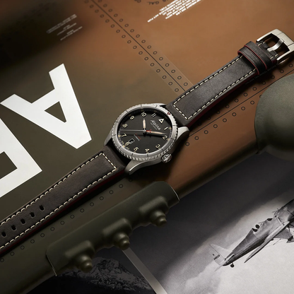 MONTRE ALPINA : STARTIMER PILOT AUTOMATIQUE NOIR AL-525BBG4S26