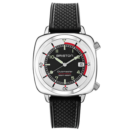 MONTRE BRISTON : CLUBMASTER LEGEND COMPRESSOR ACIER & NOIR 26642.PS.DC.1.FB