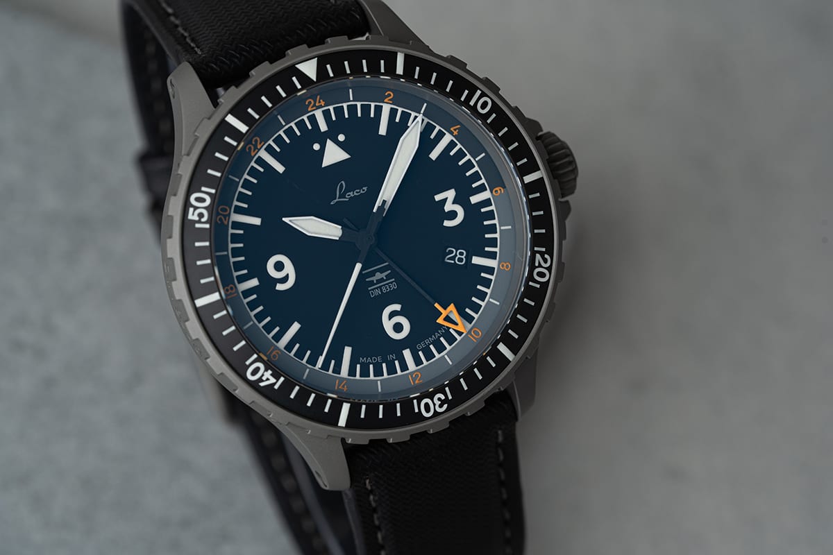 MONTRE LACO: PILOT WATCHES HAMBURG GMT DIN 8330 AUTOMATIC