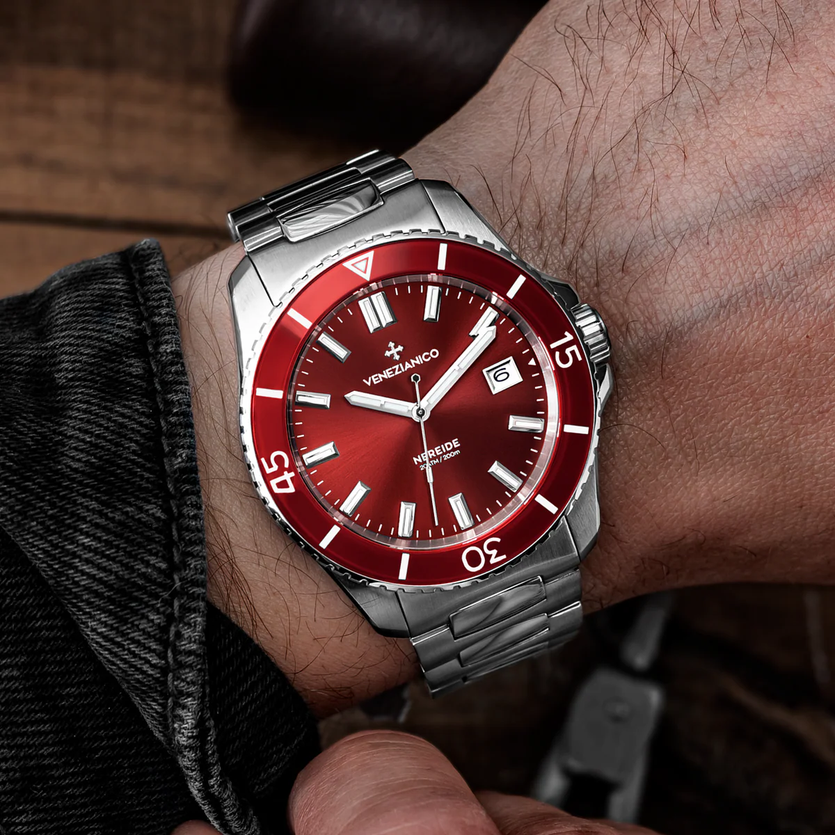 Reloj Venezianico: Nereide Rojo 42 mm 3321513C