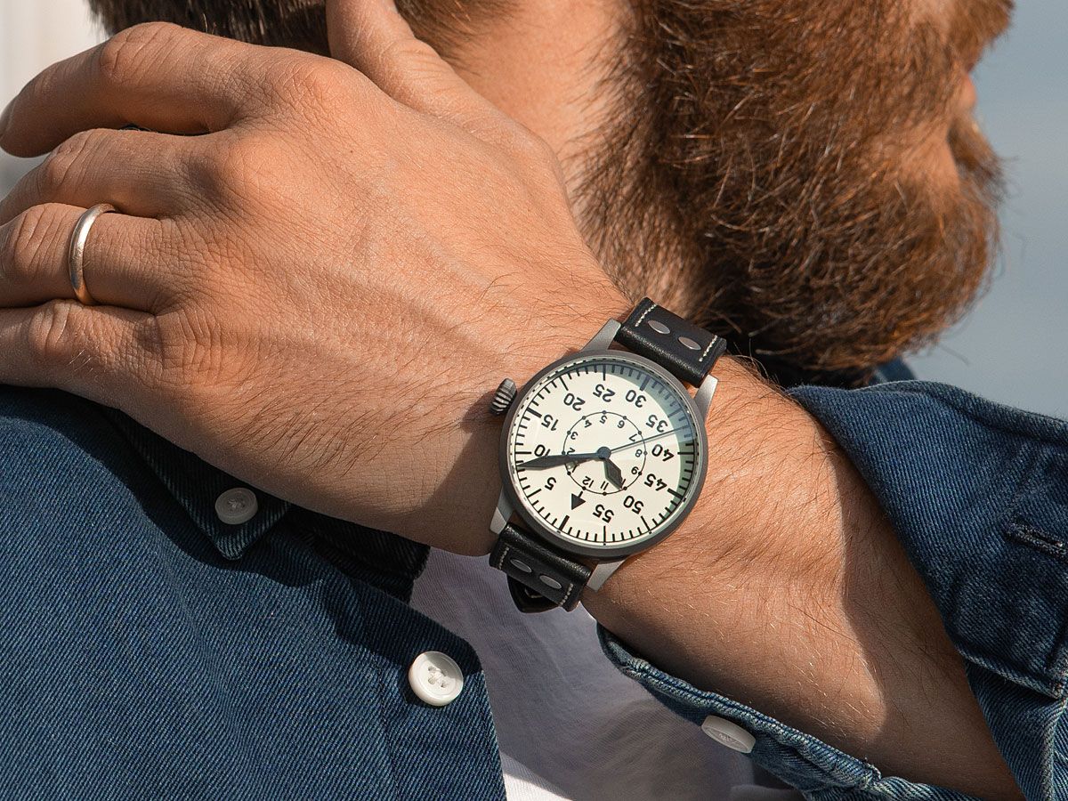 RELOJ LACO: PILOT WATCH ORIGINAL BLANCO