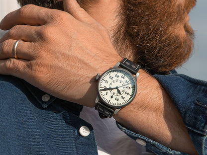 RELOJ LACO: PILOT WATCH ORIGINAL BLANCO