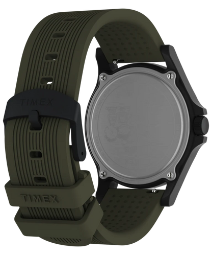 Timex : Peanuts x Timex Expedition Acadia vert 40 mm, vue de présentation