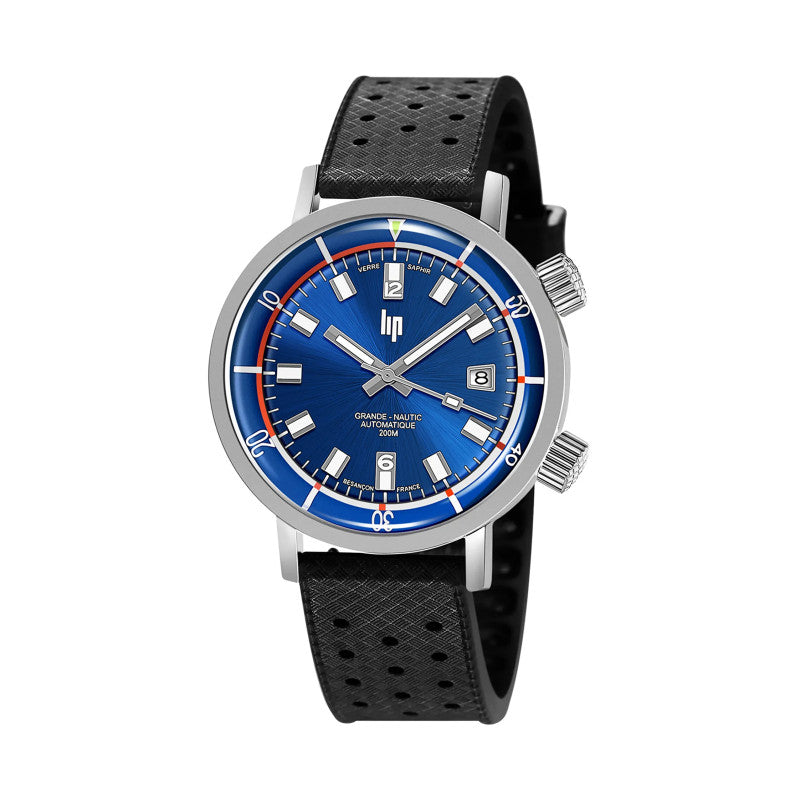 MONTRE LIP : GRANDE NAUTIC-SKI AUTOMATIQUE BLEU 671521