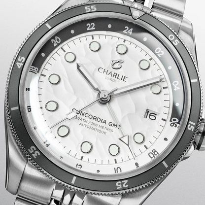 Montre Charlie Paris : Concordia GMT Automatique Toundra