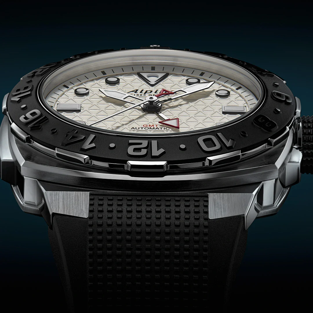 MONTRE ALPINA : SEASTRONG DIVER EXTREME AUTOMATIQUE GMT BLANC AL-560LG3VE6