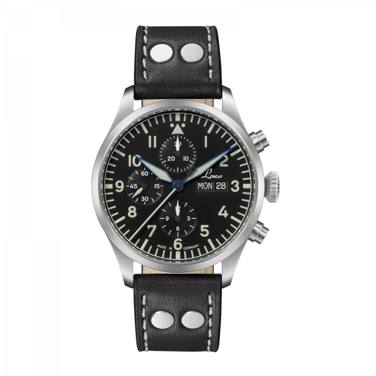MONTRE LACO : CHRONOGRAPHE AUTOMATIQUE KIEL.2 NOIR