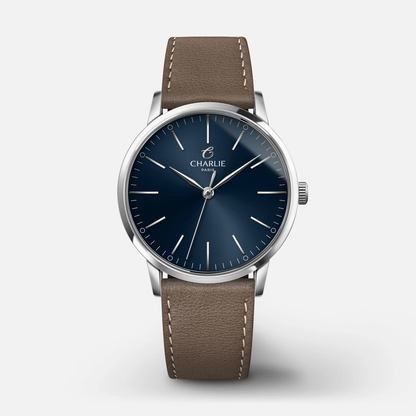 MONTRE CHARLIE PARIS : SULLY 35 QUARTZ BLEU
