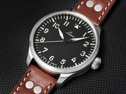 RELOJ LACO: PILOT WATCHES BASIC AUTOMÁTICO AUGSBURG NEGRO