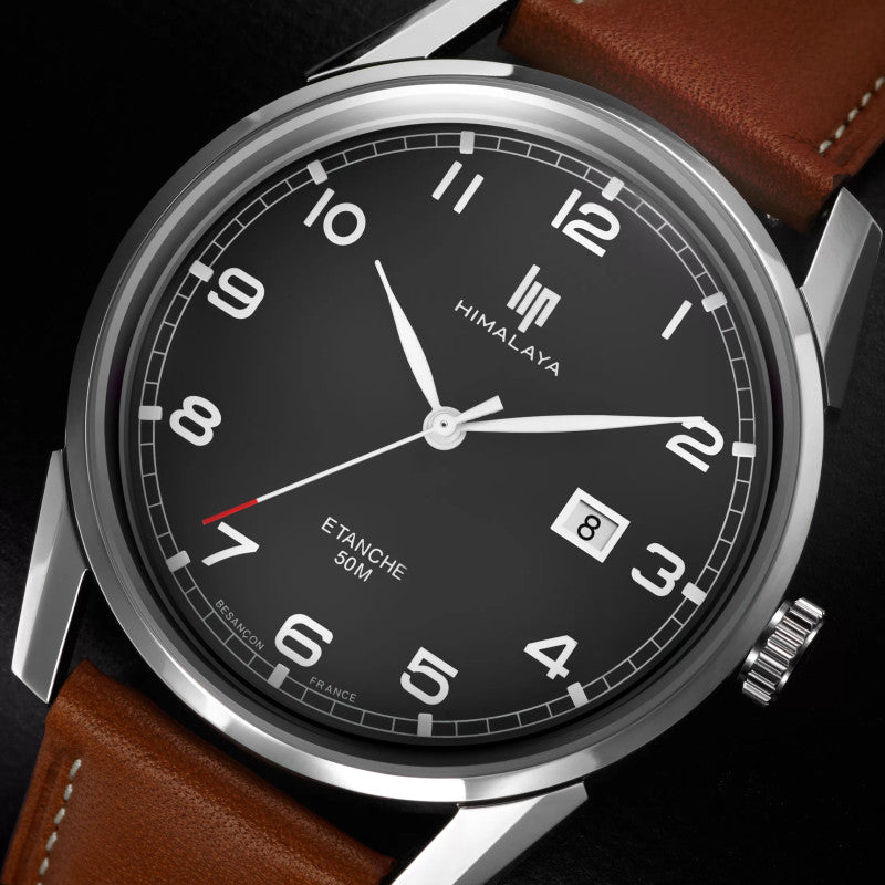 MONTRE LIP : HIMALAYA CLASSIQUE GRISE 40MM 671541