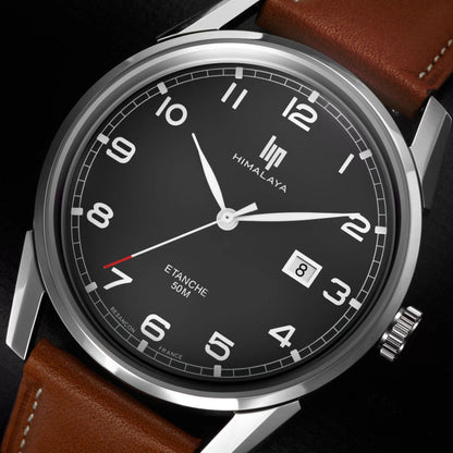 MONTRE LIP : HIMALAYA CLASSIQUE GRISE 40MM 671541