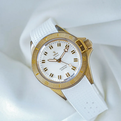 Montre Yema : Superman Bronze Blanc CMM.10