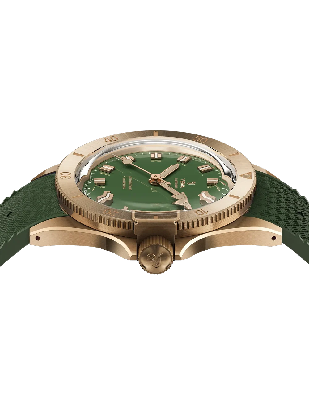 Montre Yema : Superman Bronze Vert CMM.10