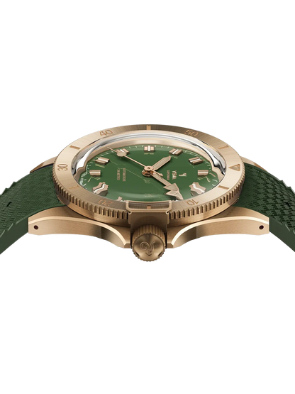 Montre Yema : Superman Bronze Vert CMM.10