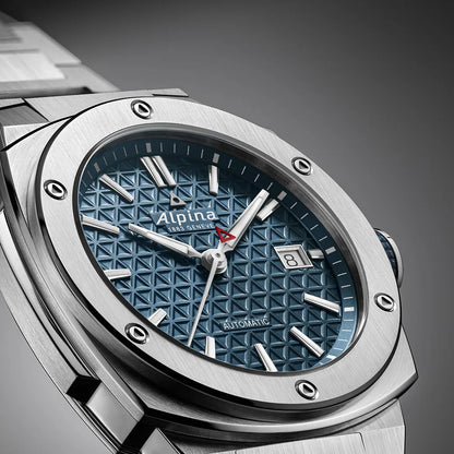ALPINA : EXTREME AUTOMATIC 39 MM - CADRAN BLEU ACIER
