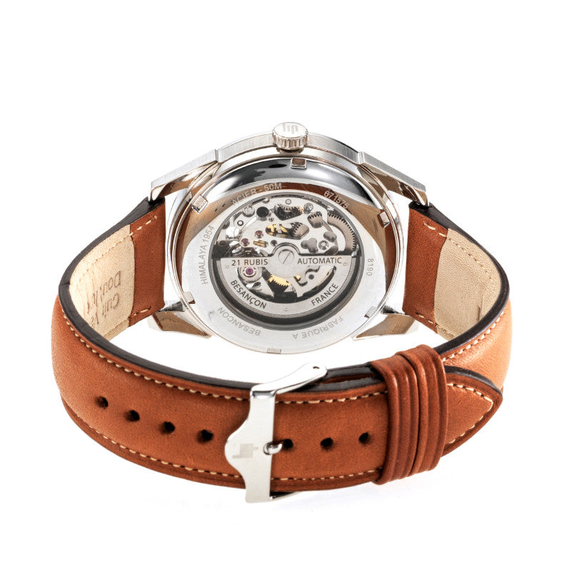 MONTRE LIP : HIMALAYA AUTOMATIQUE GRIS 40 MM SABLIER 671572