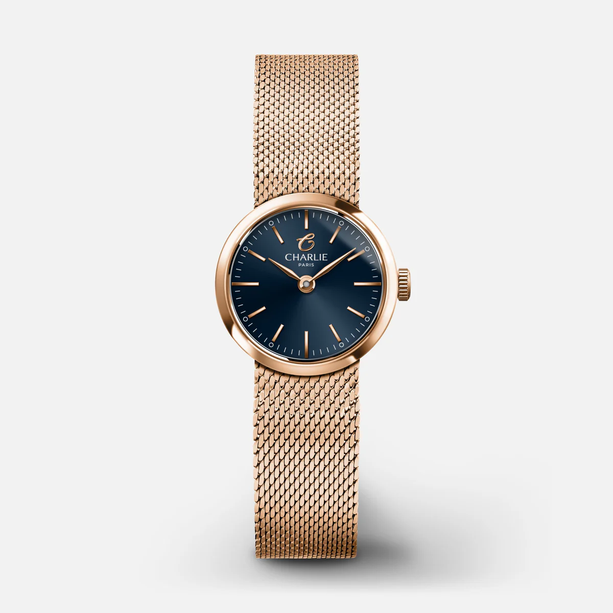 MONTRE CHARLIE PARIS : SULLY MINI OR ROSE & BLEU