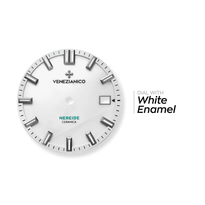 VENEZIANICO : NEREIDE CERAMICA ACIER 42 MM