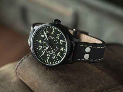 RELOJ LACO: PILOT WATCHES BASIC AUTOMATIC BIELEFELD NEGRO