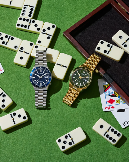 MONTRE CITIZEN : TSUYOSA SHORE VERT & OR NJ0232-53X