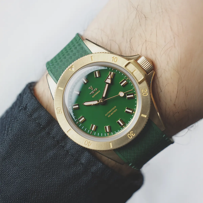 Montre Yema : Superman Bronze Vert CMM.10