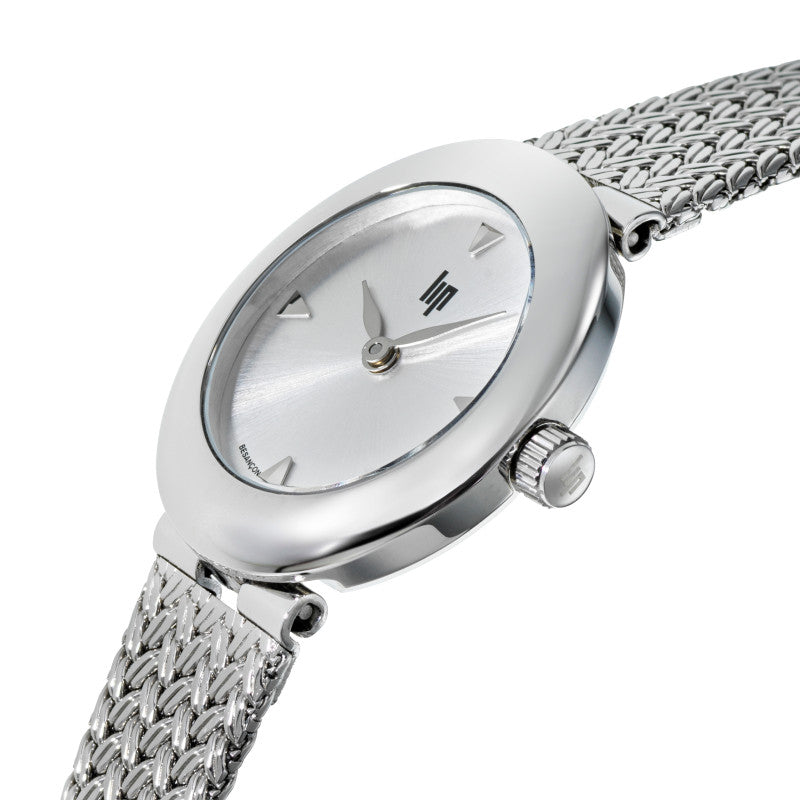 Montre LIP : Juliette Blanc & Argent 671639