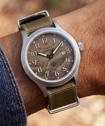 Timex : Expedition Sierra beige 40 mm, vue de présentation