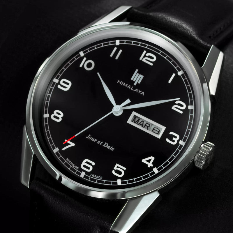 MONTRE LIP : HIMALAYA NOIRE 40MM JOUR DATE 671721