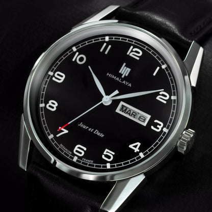 MONTRE LIP : HIMALAYA NOIRE 40MM JOUR DATE 671721