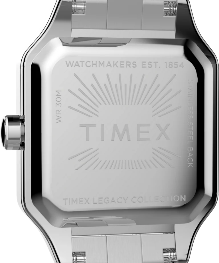 Timex : Addison argenté blanc 23 mm, vue de présentation