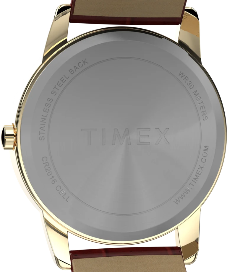 Timex : Easy Reader doré blanc 35 mm, vue de présentation