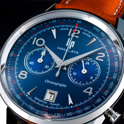 MONTRE LIP : HIMALAYA 40MM CHRONOGRAPHE BLEU 671597