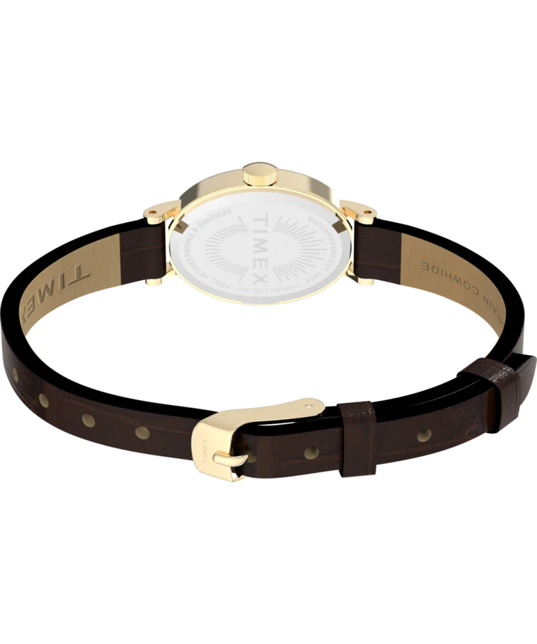 Timex : Cavatina doré blanc 19 mm, vue de présentation