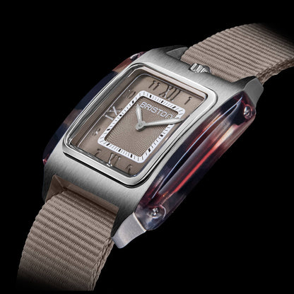 MONTRE BRISTON : STREAMLINER KENNEDY SPRING TAUPE 262030.SA.UBR.30.NT